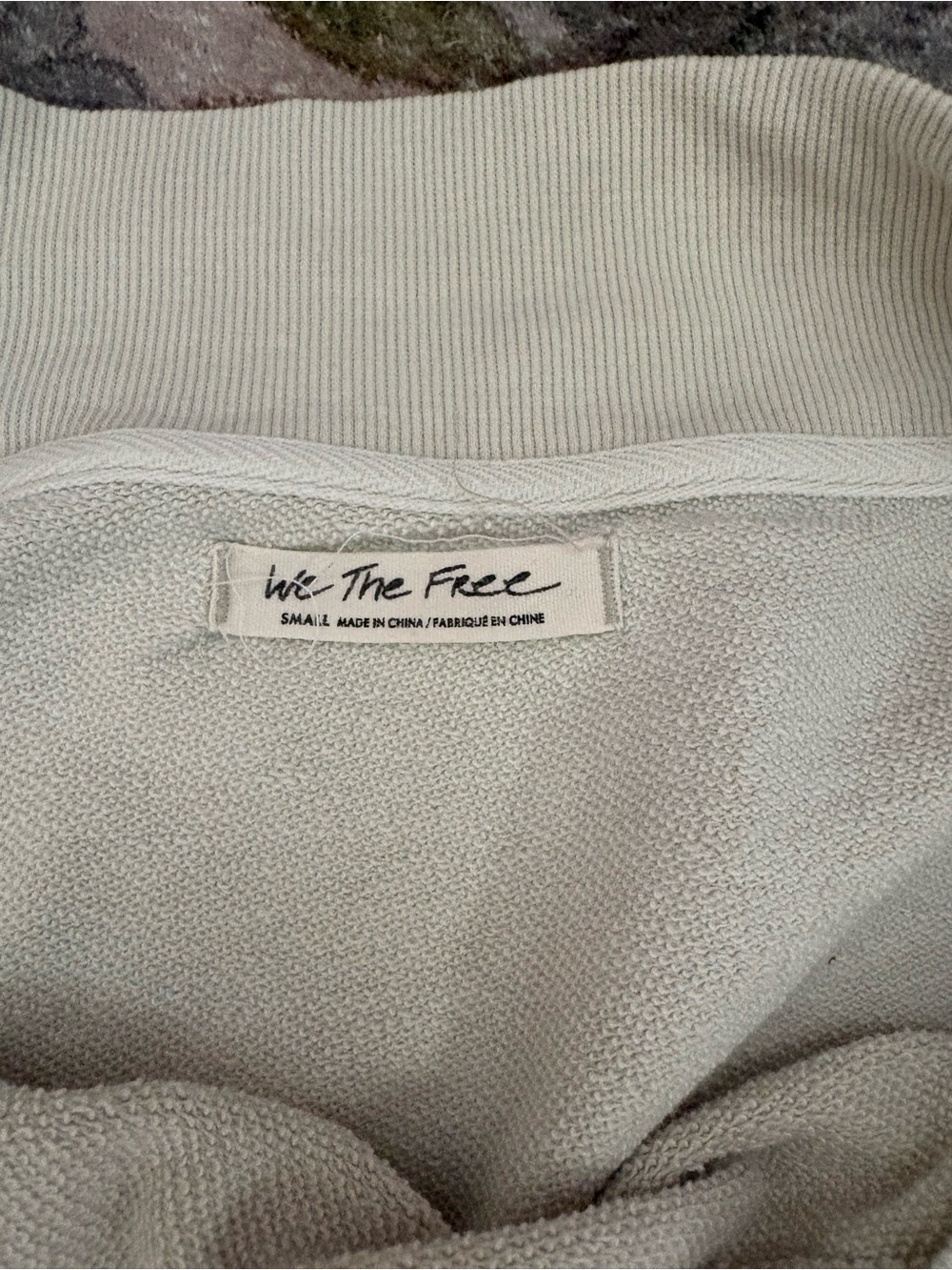 We The Free Cream Knit Pullover Sweater